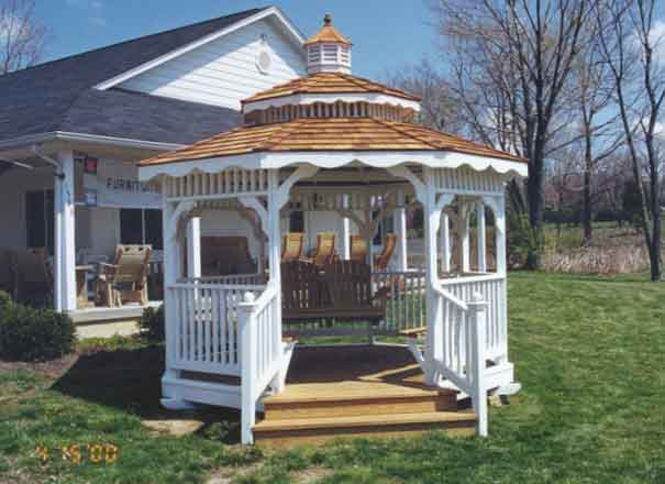 Hillside 12X12 Wood Gazebo